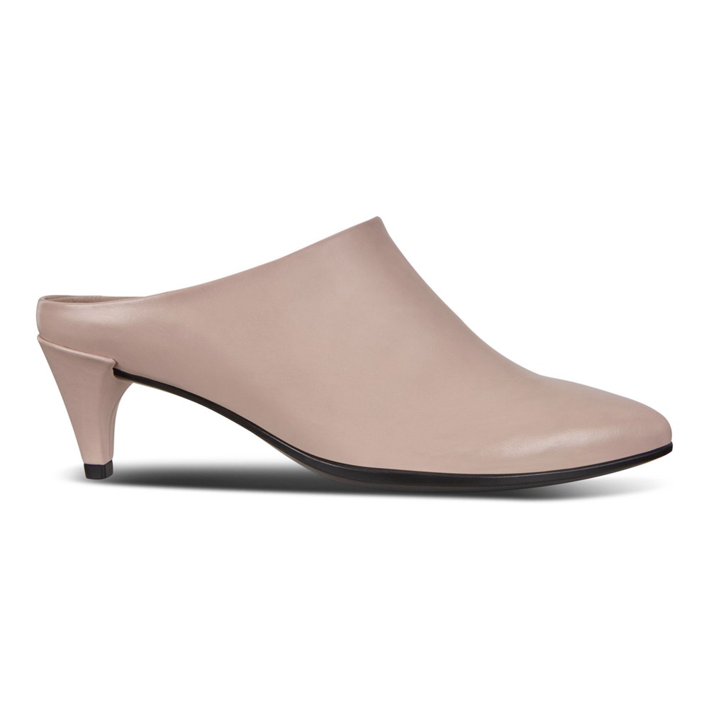 ECCO Womens Mules Pink - Shape 45 Pointy Sleek - KFN-374680